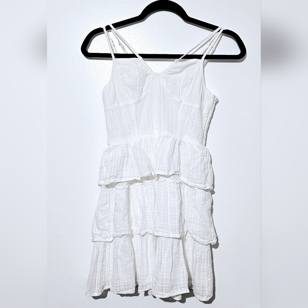 American Eagle Outfitters White Spaghetti Strap Dress Size XS - Picture 2 of 9